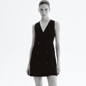 NWT H&M Black Vest/Blazer Dress - Size XL